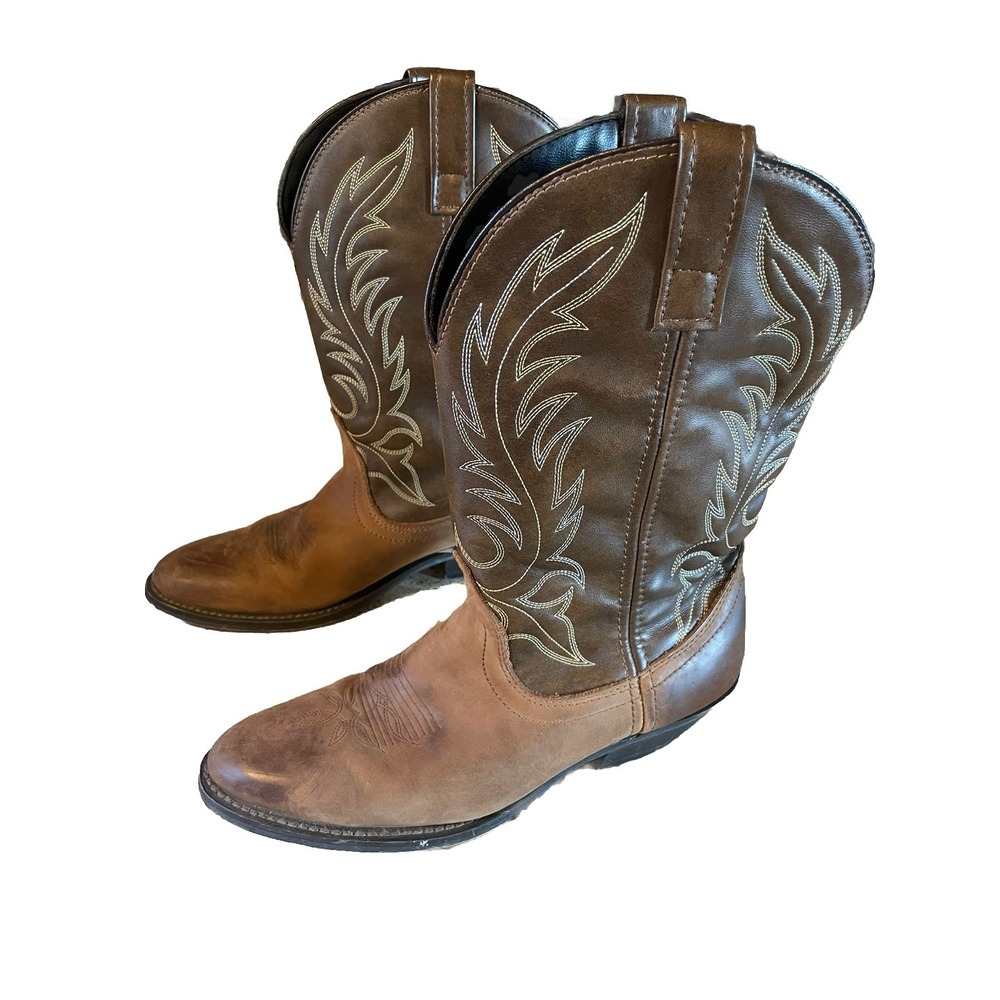 Laredo Women's Cowboy‎ Boots Brown Leather #5742 8.5 M